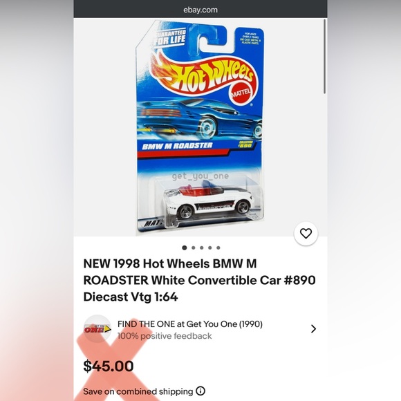 Mattel Hot Wheels toy cars (2) from 1990s - Picture 7 of 10